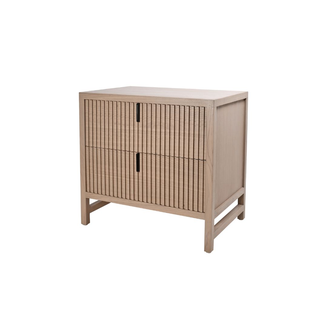 Satara Addison 2 Draw Bedside Table - Mosaic Collection