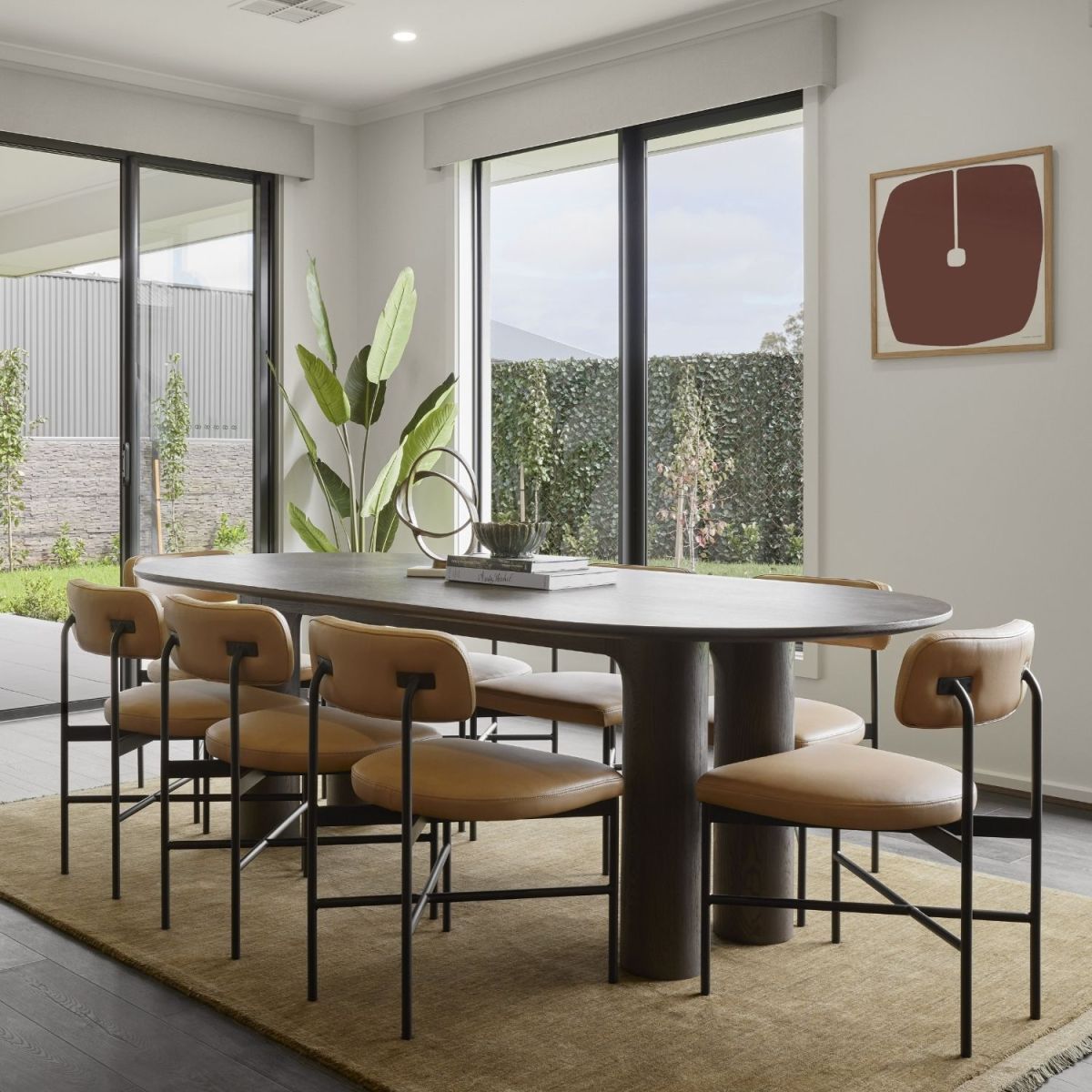 Satara Yarra Dining Chair & Banks Dining Table
