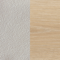 Textured Pebble Off-White/ Nat Oak
