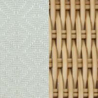 Whitewash Synthetic Flat Weave / Natural Flat Weave