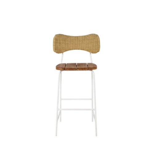 August Bar Stool - White