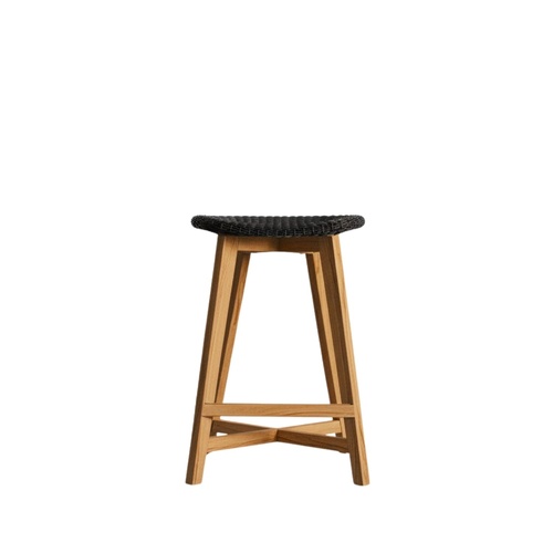 Skal Backless Bar Stool - Black 