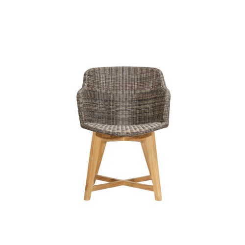 Shell Armchair - Irish Coffee