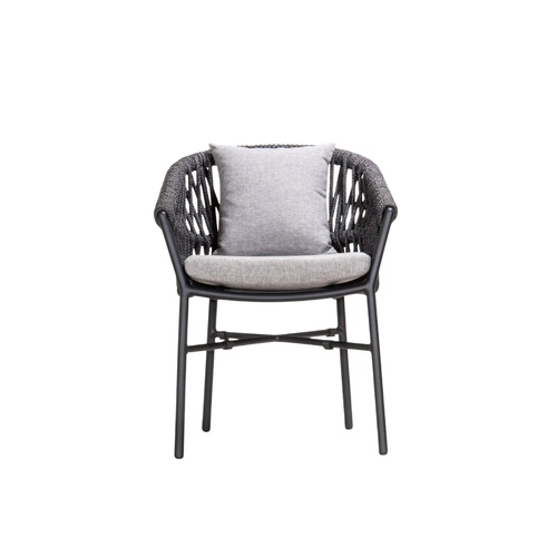 Mila Armchair-  Textured Grey