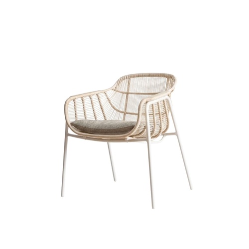 Blair Armchair - Whitewash/Dune 