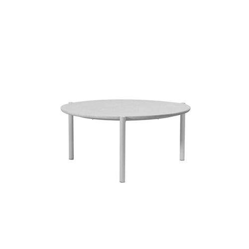 Banyan Powderstone Coffee Table - White