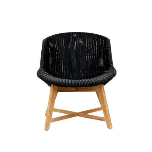 Skal Lounge Chair - Black 