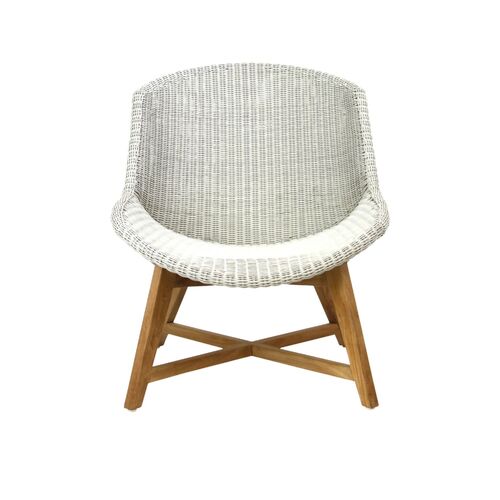 Skal Lounge Chair - Whitewash