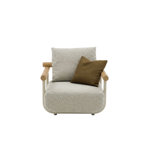 Porto Lounge Chair - Linen/Bronze 
