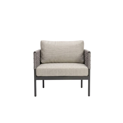 Sarai Lounge Chair - Stone Mist/Oyster