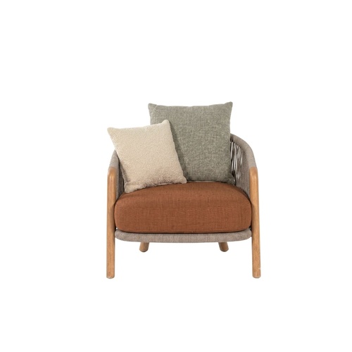 Komo II Lounge Chair - Rust/Stone Freckle 