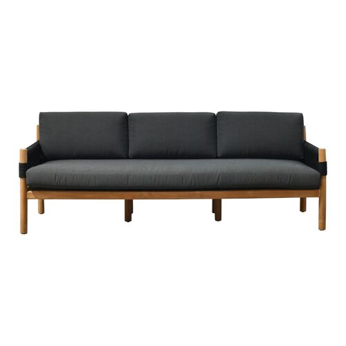 Koa Sofa - Sunbrella Coal | Black 