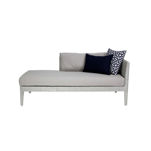 Inesula Chaise Lounge - Whitewash 