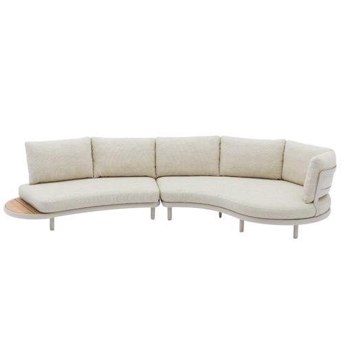 Alani Curve Sofa - Sandstone 