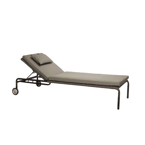 Banyan Sunlounge - Dark Grey/Black | Rope 