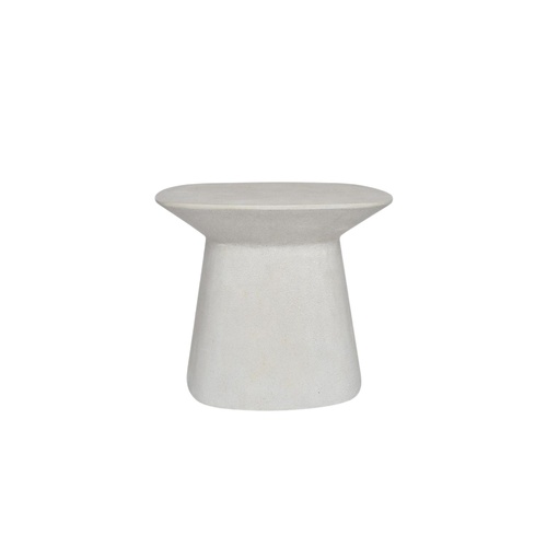 Norfolk Plinth Side Table - White