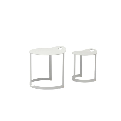 Kai Nested Side Tables - White