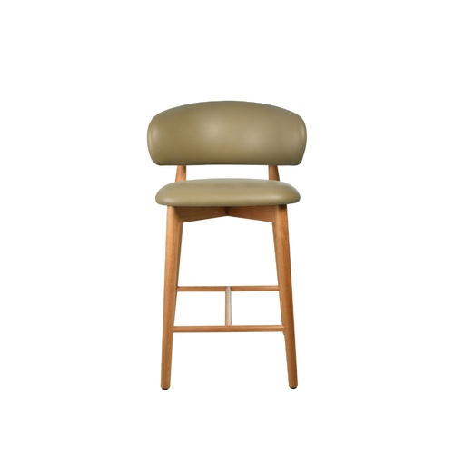 Celine Bar Stool -Teatree VL/Nat Oak