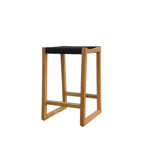 Rodos Bar Stool - Eco Teak | Round Rope
