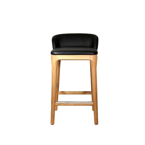 New York Bar Stool BlackVL/Nat