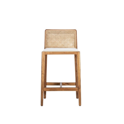 Pocket Bar Stool - White