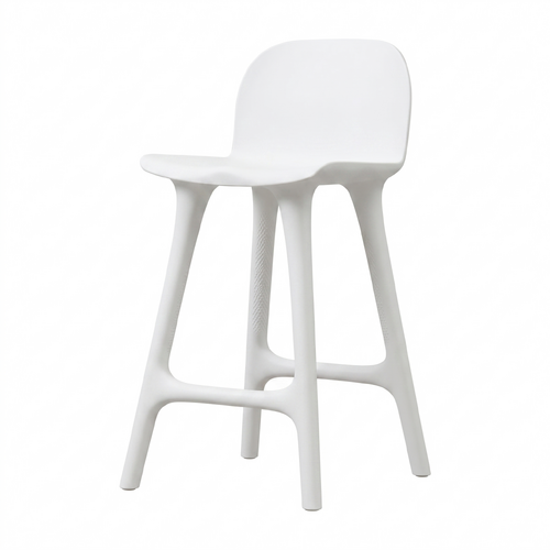 Tailored Kitchen Stool - White 