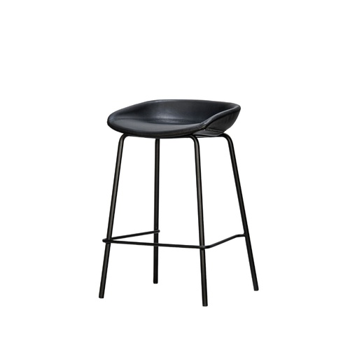 Nelson Bar Stool - Black/Black