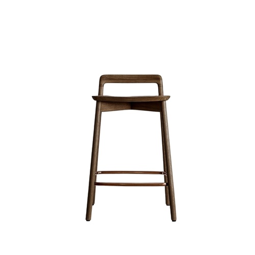 Atlas Bar Stool - Coal 
