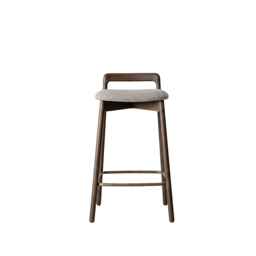 Atlas Bar Stool - Tyronne Oyster/Slate 