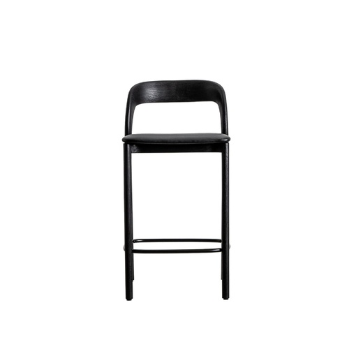 Neva Bar Stool - Charcoal/Black
