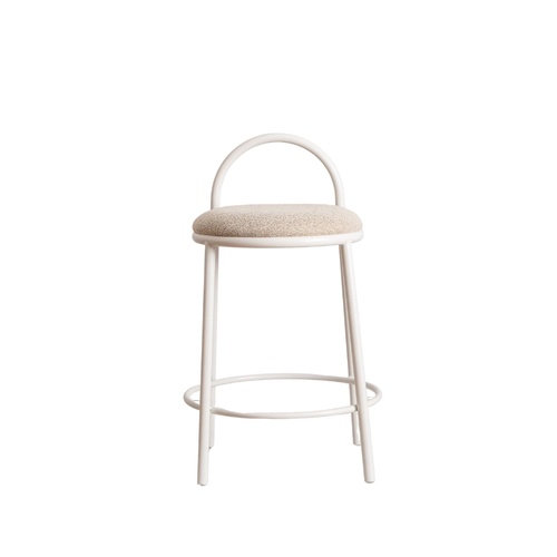Astro Bar Stool - Sahara Linen/White 