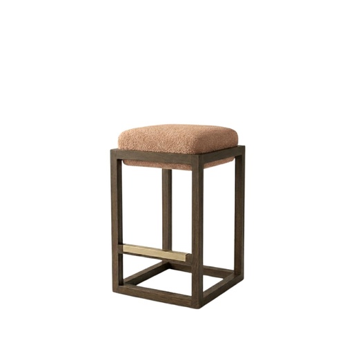 Lucia Bar Stool - Maja Fawn/Coal Oak