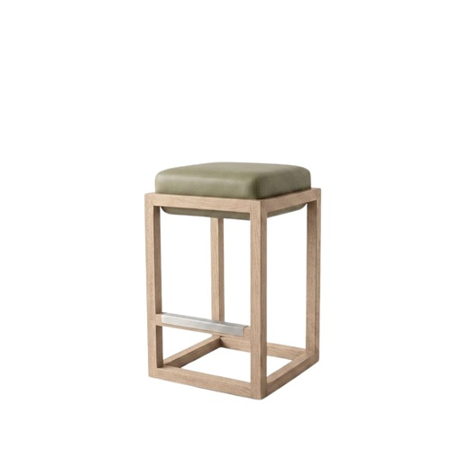 Lucia Bar Stool - Teatree/Silver 