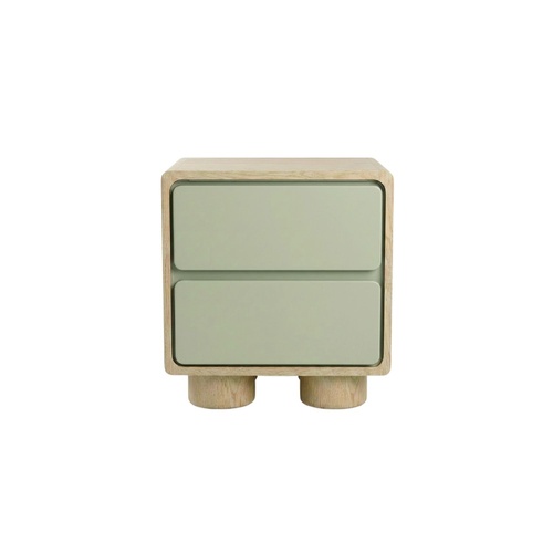 Morgan Bedside - Silver/Mineral 