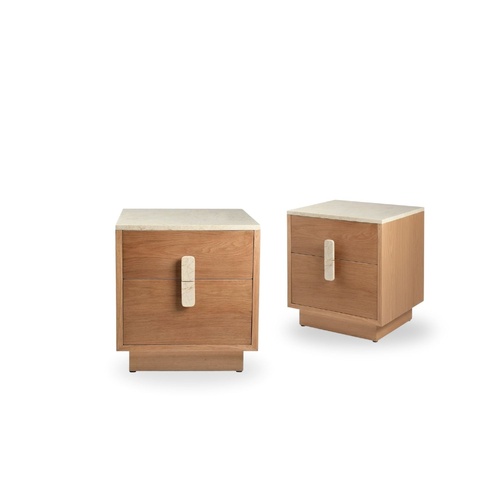 Todd Bedside - Rosalia/Natural | Set of 2 