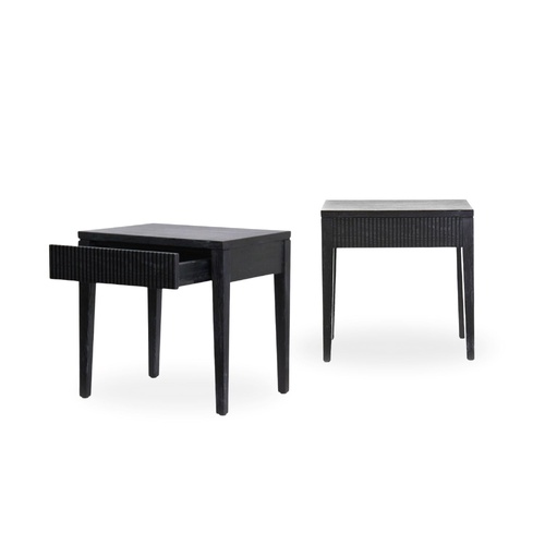 Iceland Bedside - Charcoal | Set of 2