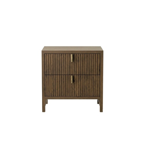 Addison 2 Drawer Bedside - Cacao 