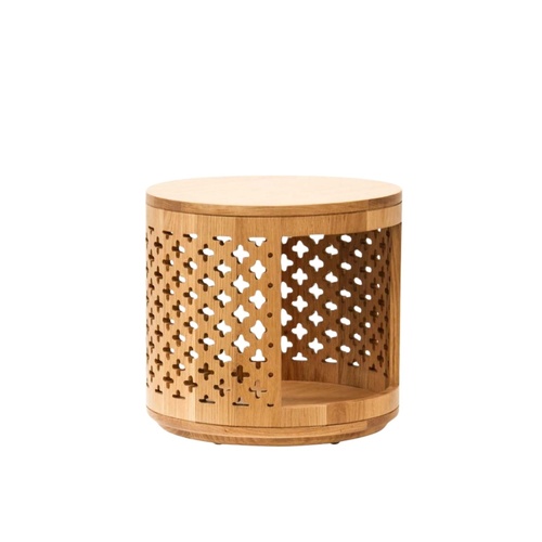 Zaira Bedside Table - Natural 