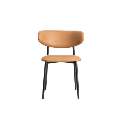 Kelsey Dining Chair - Camel VL/Black 