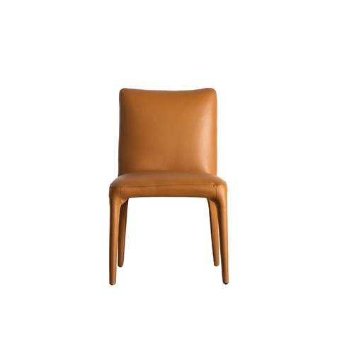 Phoenix Dining Chair - Tan Leather