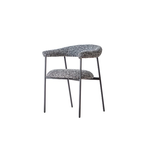 Stella Armchair - Salt & Pepper/Grey 