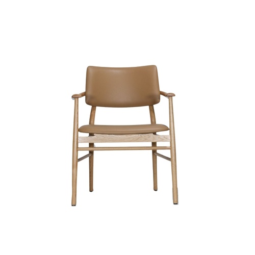 Evander Armchair - Tan VL/Nat | Set of 4 
