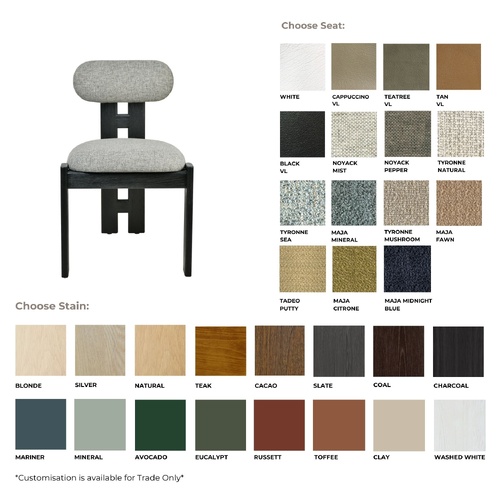 Tanner Dining Chair - Custom Colour