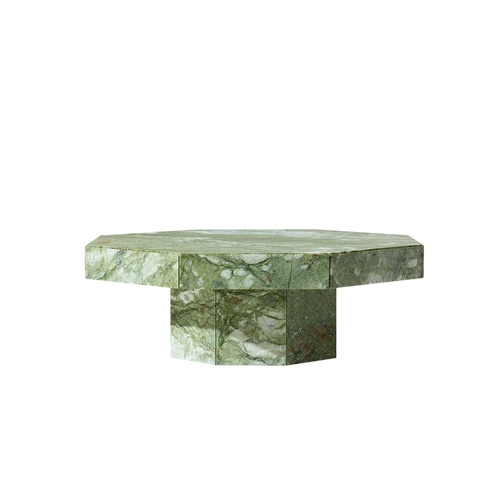 Bel Air Coffee Table - 	Matte Verdence Green Marble