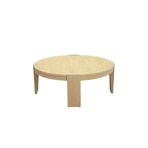 Capitan Round Coffee Table - Blonde 