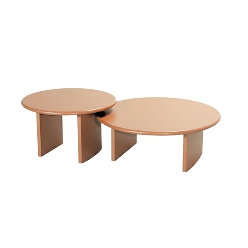 Jax Round Coffee Table - Toffee