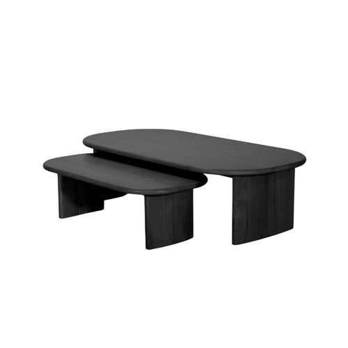 Jax Oval Coffee Table - Charcoal 