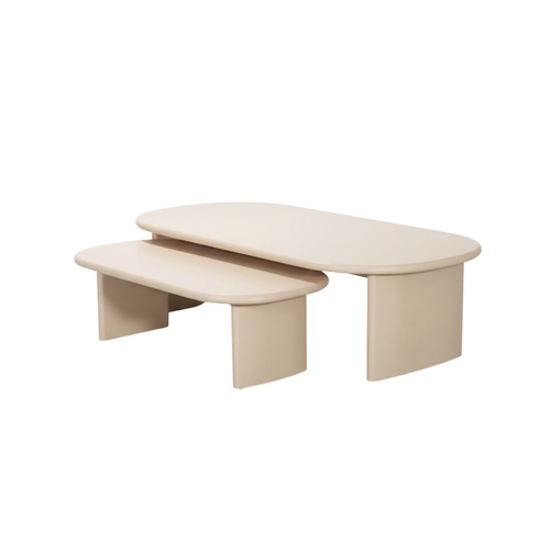 Jax Oval Coffee Table - Clay