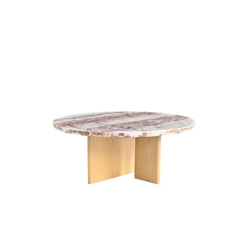 Trey Coffee Table - Red Dragon Jade/Light Oak 