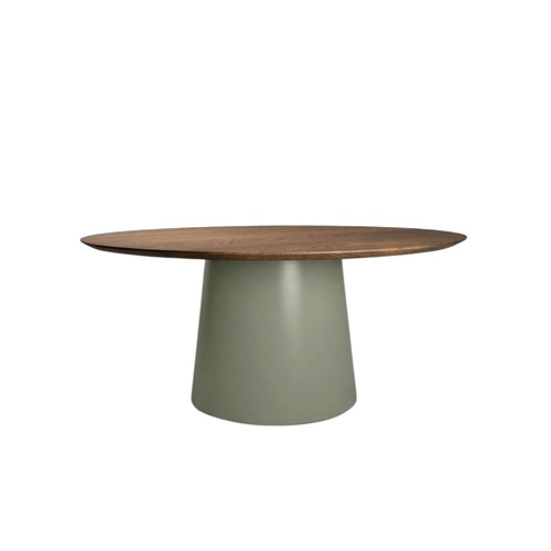 Luca Round Dining Table - Cacao/Eucalypt |  D160cm